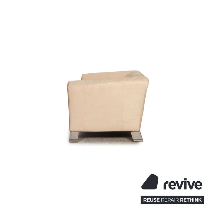 Rolf Benz 322 Stoff Sofa Creme Zweisitzer Couch Neubezug
