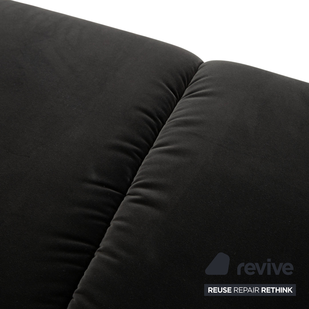 Rolf Benz 323 Stoff Dreisitzer Grau Sofa Couch