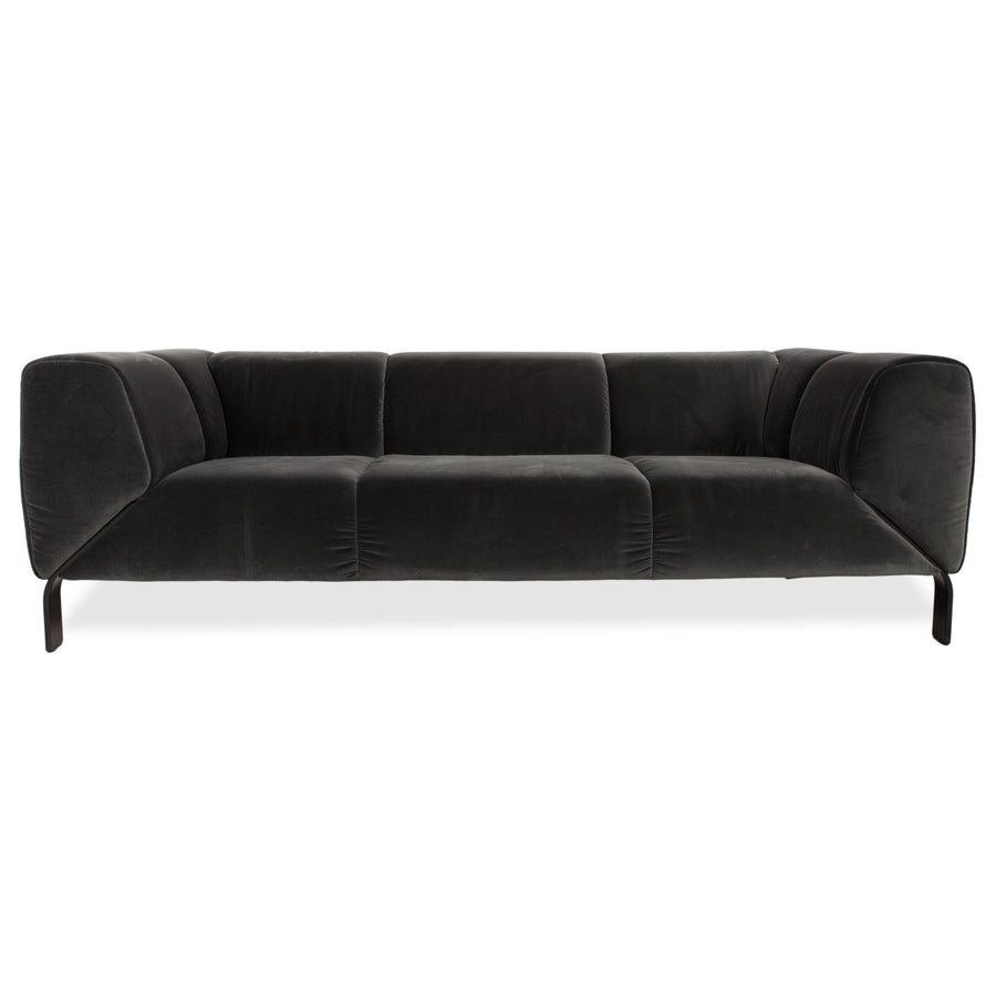 Rolf Benz 323 Stoff Dreisitzer Grau Sofa Couch
