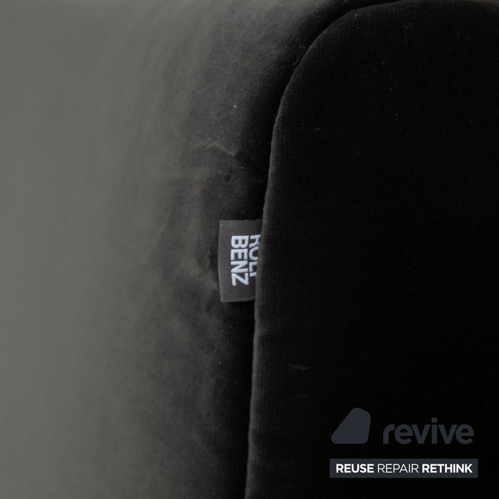 Rolf Benz 323 Stoff Dreisitzer Grau Sofa Couch