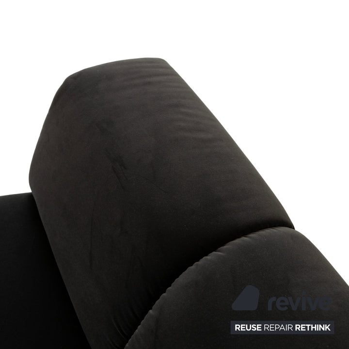 Rolf Benz 323 Stoff Dreisitzer Grau Sofa Couch