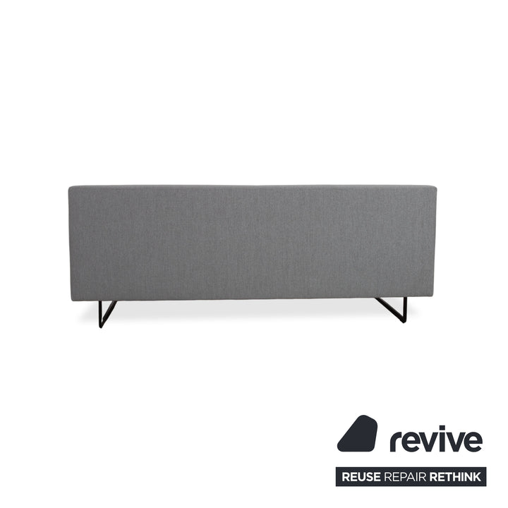 Rolf Benz 328 Stoff Dreisitzer Grau Sofa Couch
