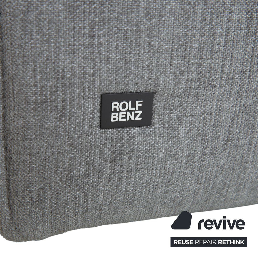 Rolf Benz 328 Stoff Dreisitzer Hellgrau Sofa Couch