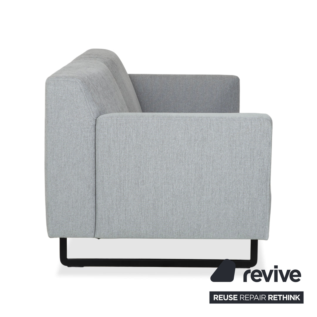 Rolf Benz 328 Stoff Dreisitzer Hellgrau Sofa Couch