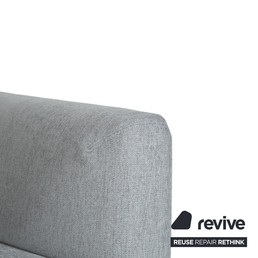 Rolf Benz 328 Stoff Dreisitzer Hellgrau Sofa Couch