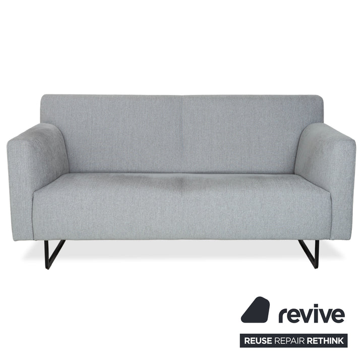 Rolf Benz 328 Fabric Suite 2x Three-Seater Grey Sofa Couch