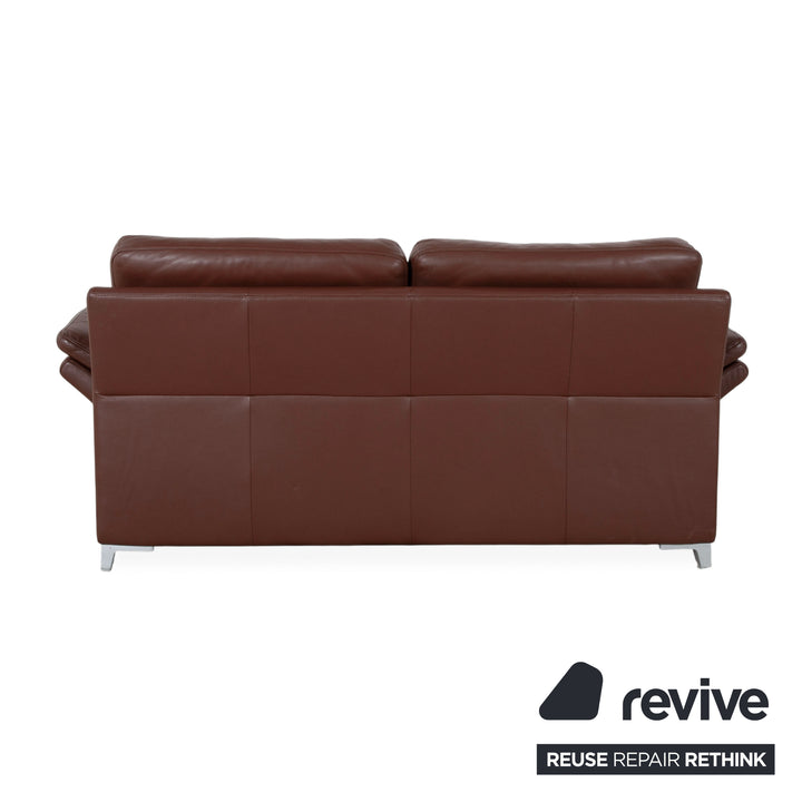 Rolf Benz 3300 Three-seater Leather Sofa Brown Couch