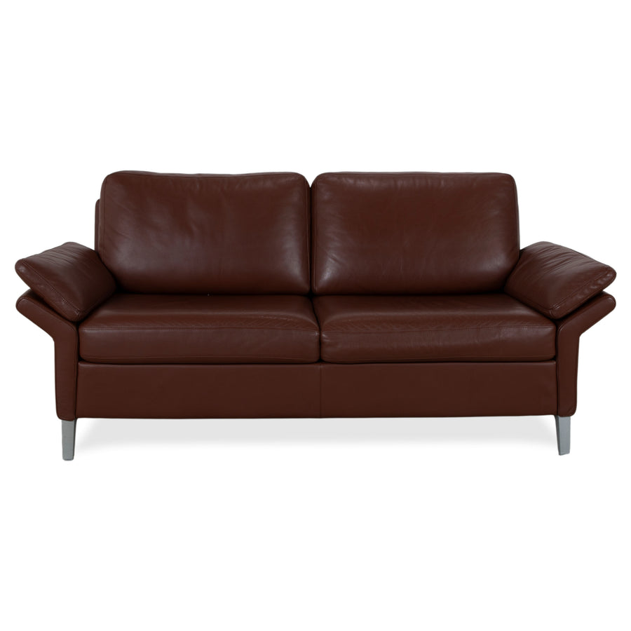 Rolf Benz 3300 Dreisitzer Leder Sofa Braun Couch