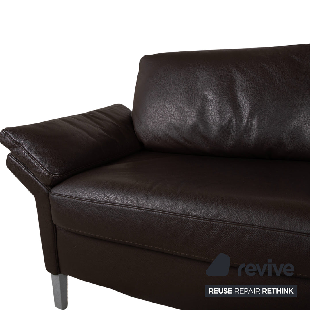 Rolf Benz 3300 Garnitur Leder Zweisitzer Dreisitzer Braun Sofa Couch