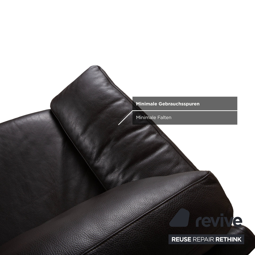 Rolf Benz 3300 Sofa Set Leather Two-Seater Three-Seater Brown Sofa Couch