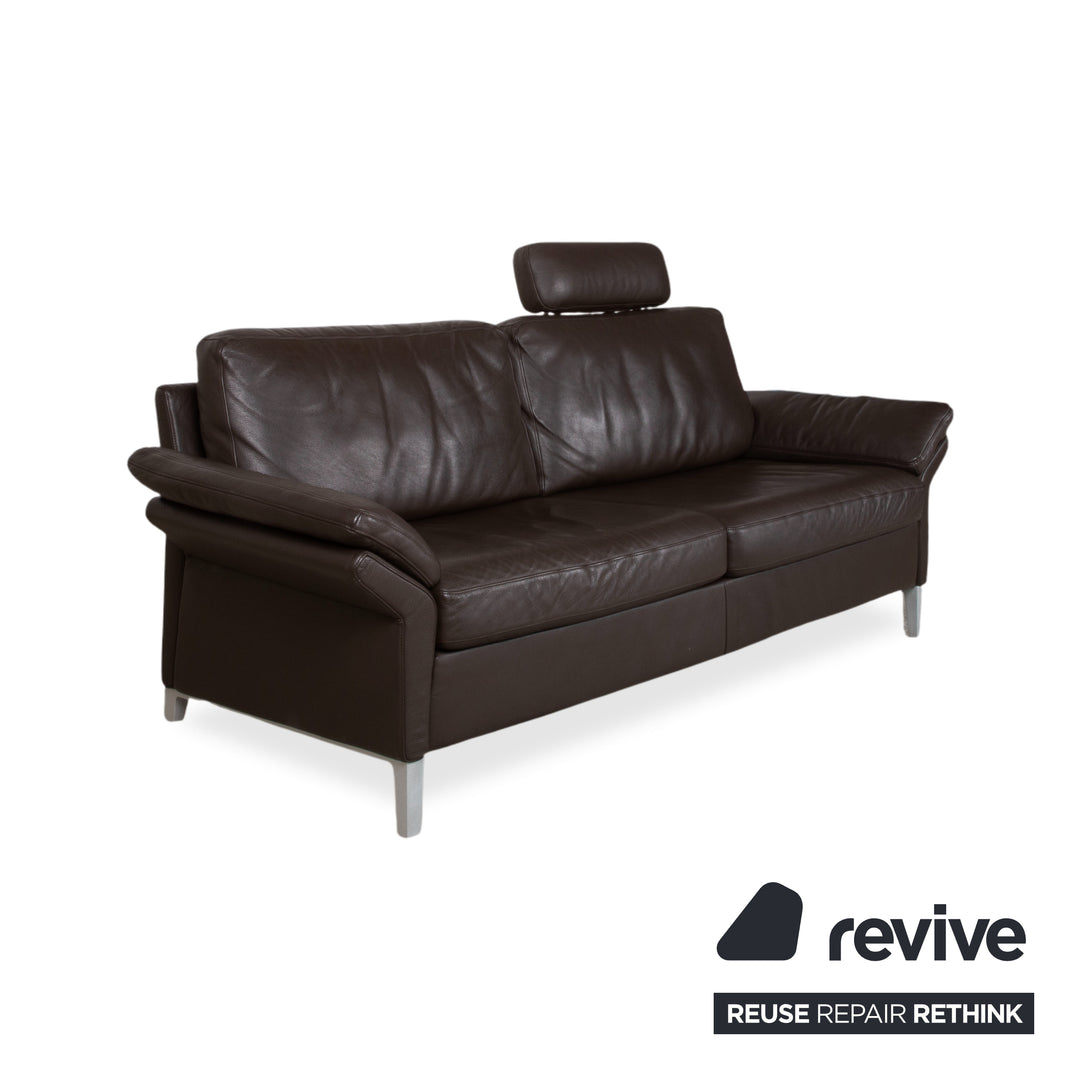 Rolf Benz 3300 Garnitur Leder Zweisitzer Dreisitzer Braun Sofa Couch