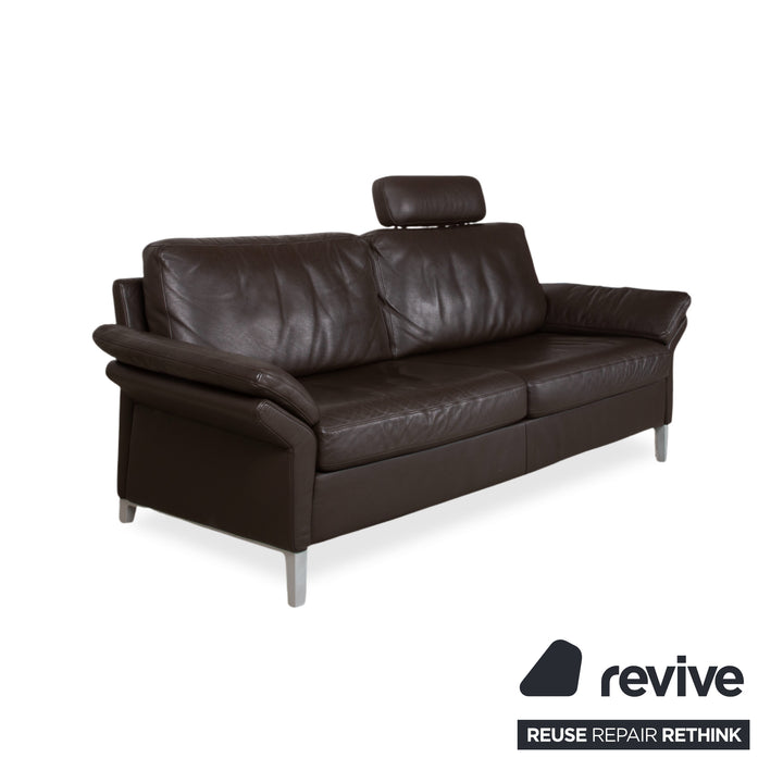 Rolf Benz 3300 Garnitur Leder Zweisitzer Dreisitzer Braun Sofa Couch