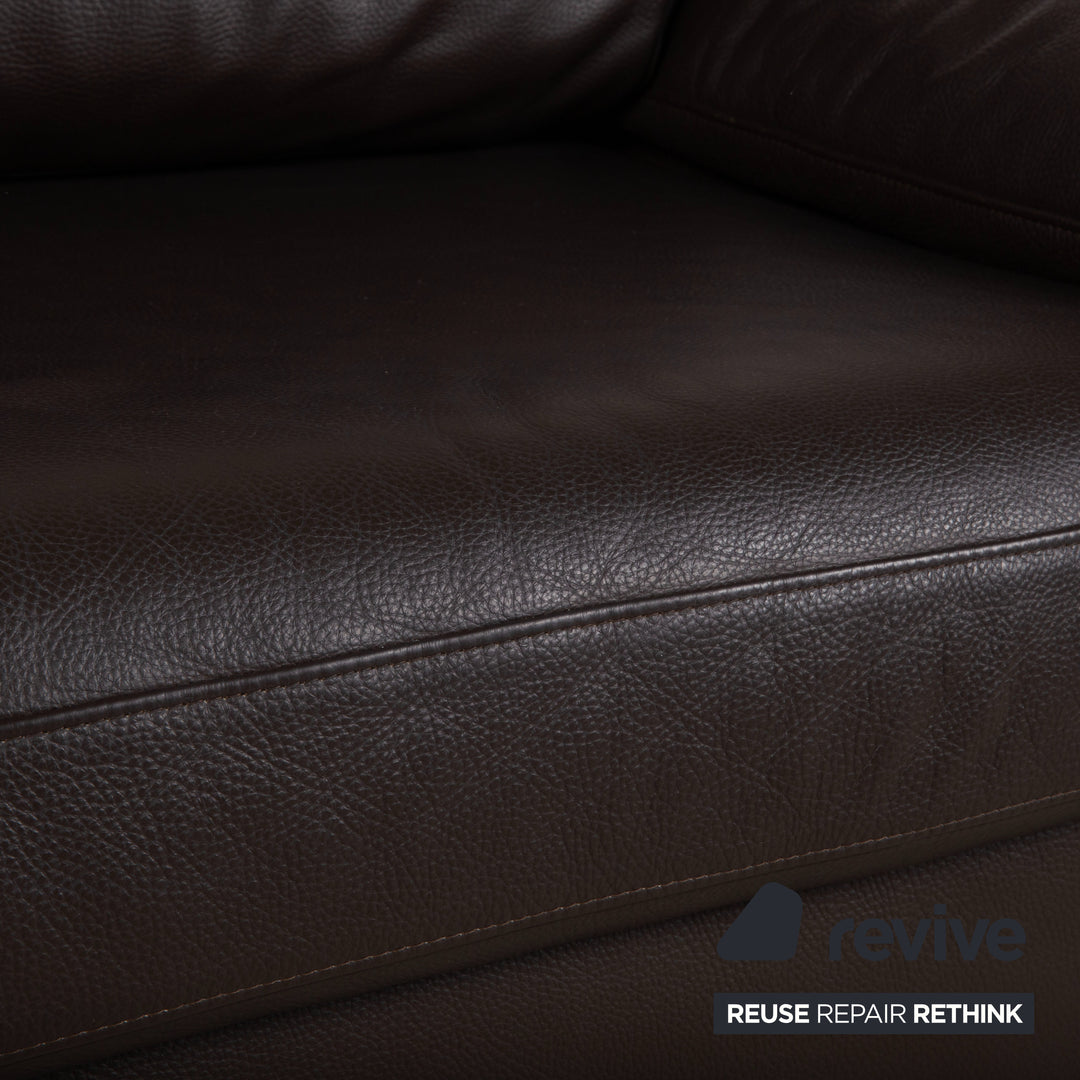 Rolf Benz 3300 Sofa Set Leather Two-Seater Three-Seater Brown Sofa Couch