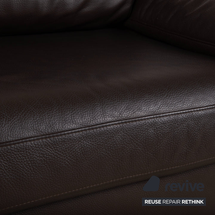 Rolf Benz 3300 Sofa Set Leather Two-Seater Three-Seater Brown Sofa Couch