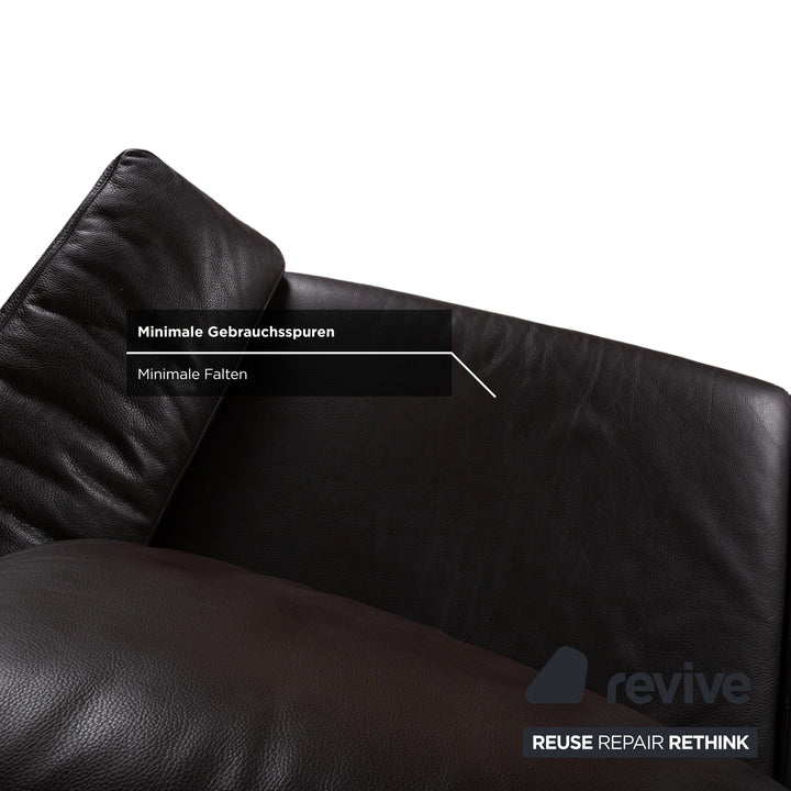 Rolf Benz 3300 Garnitur Leder Zweisitzer Dreisitzer Braun Sofa Couch