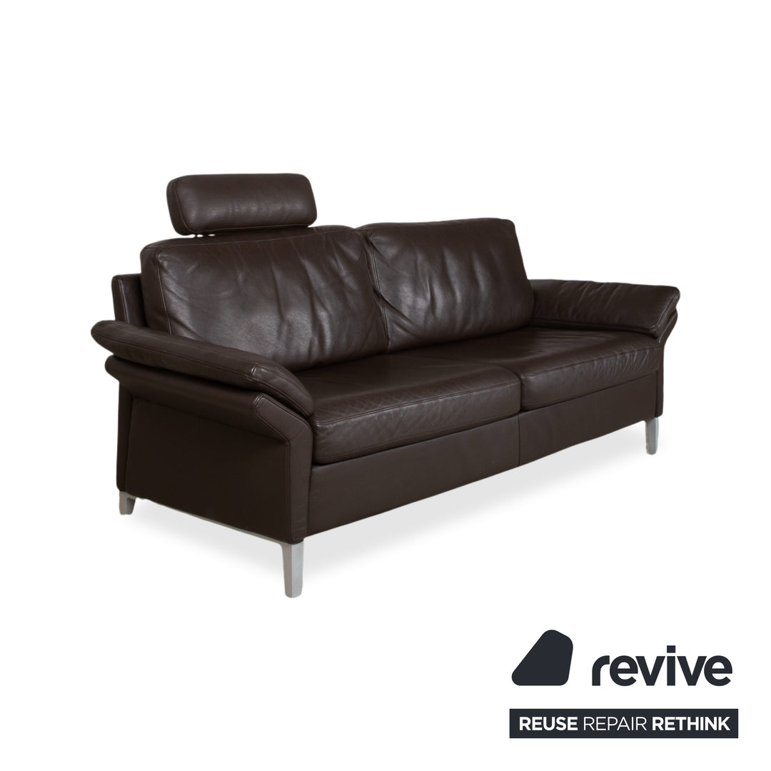 Rolf Benz 3300 Garnitur Leder Zweisitzer Dreisitzer Braun Sofa Couch