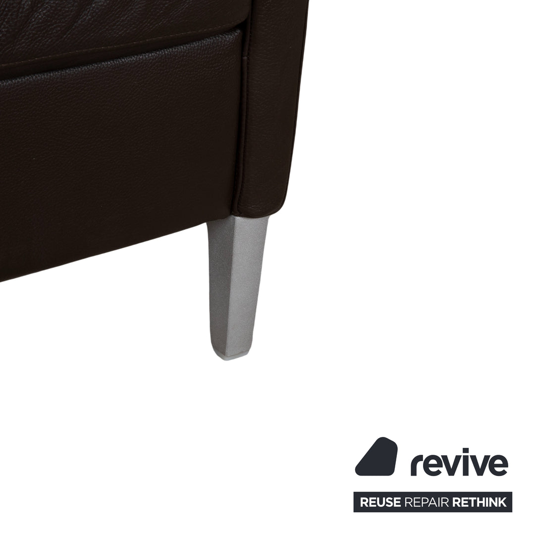 Rolf Benz 3300 Garnitur Leder Zweisitzer Dreisitzer Braun Sofa Couch