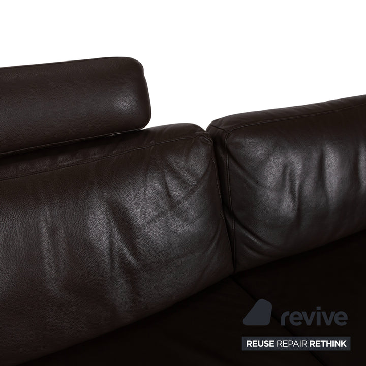 Rolf Benz 3300 Sofa Set Leather Two-Seater Three-Seater Brown Sofa Couch