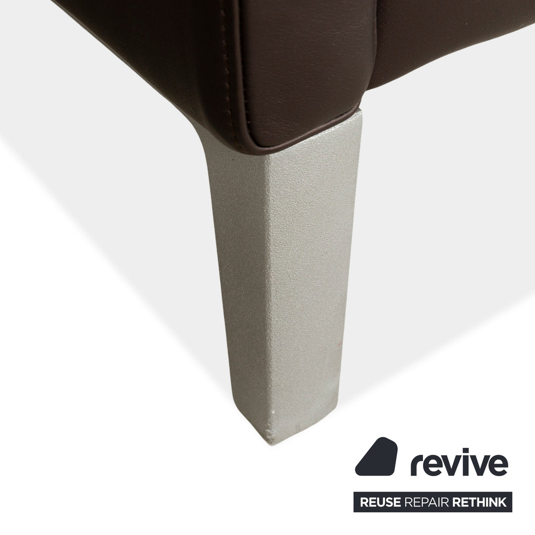 Rolf Benz 3300 Leder Dreisitzer Braun Sofa Couch