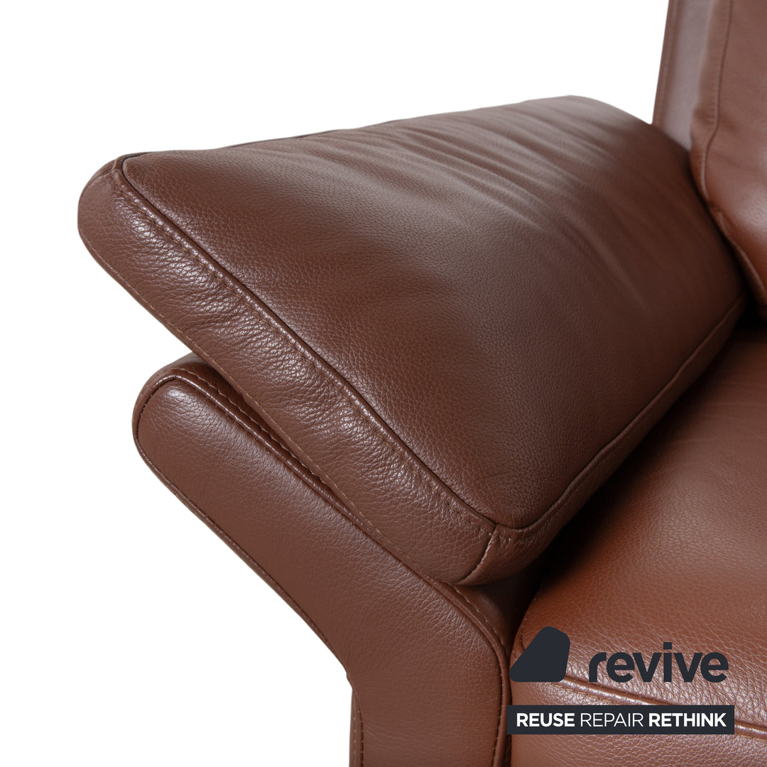 Rolf Benz 3300 Leather Armchair Brown