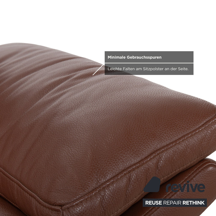 Rolf Benz 3300 Leather Armchair Brown