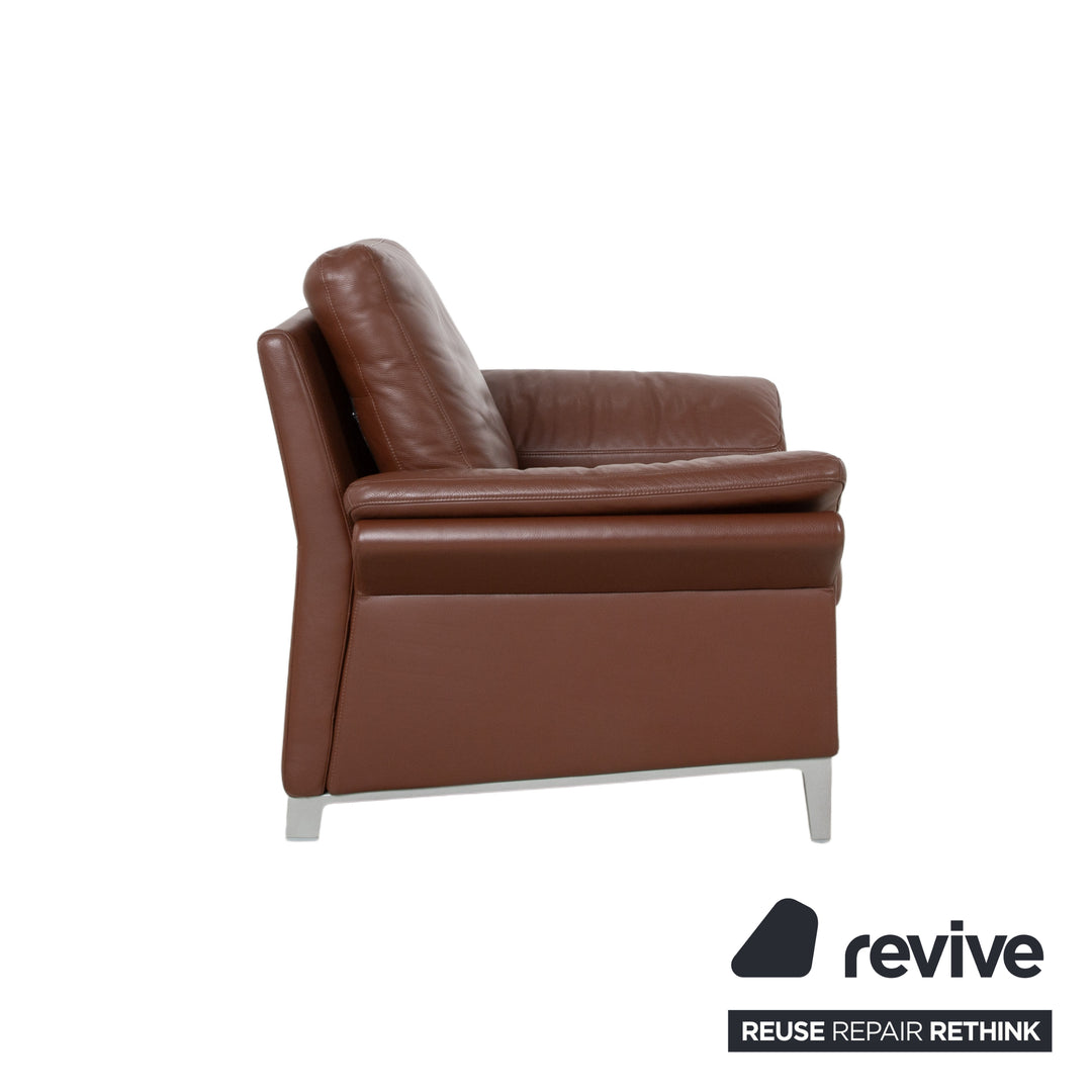 Rolf Benz 3300 Leather Armchair Brown