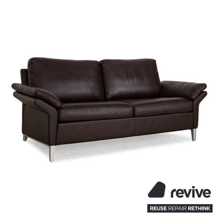 Rolf Benz 3300 Leather Sofa Set Brown Three-Seater Two-Seater Couch