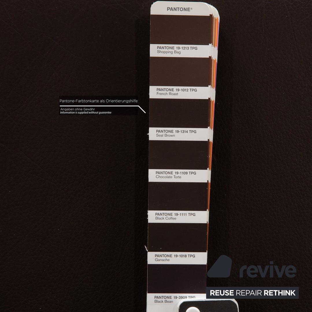 Rolf Benz 3300 Leather Sofa Set Brown Three-Seater Two-Seater Couch