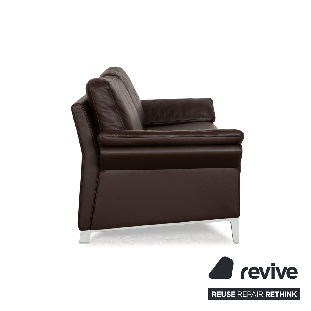 Rolf Benz 3300 Leather Sofa Set Brown Three-Seater Two-Seater Couch