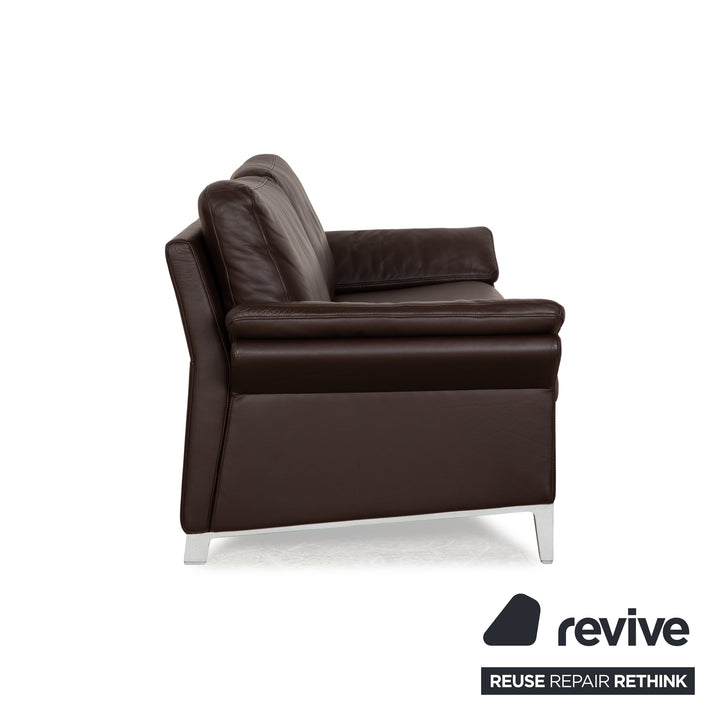 Rolf Benz 3300 Leather Sofa Set Brown Three-Seater Two-Seater Couch