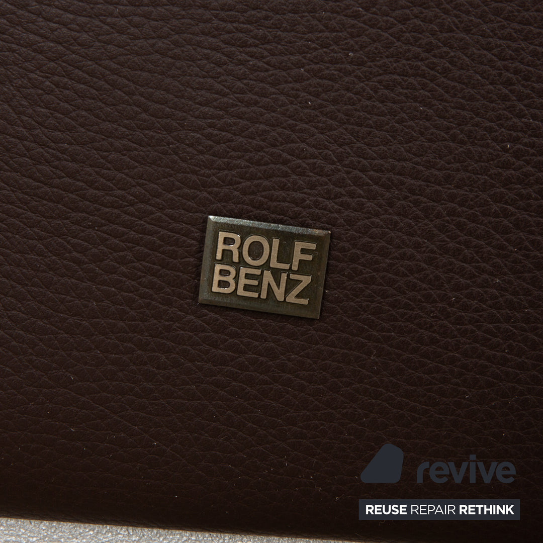 Rolf Benz 3300 Leather Sofa Set Brown Three-Seater Two-Seater Couch