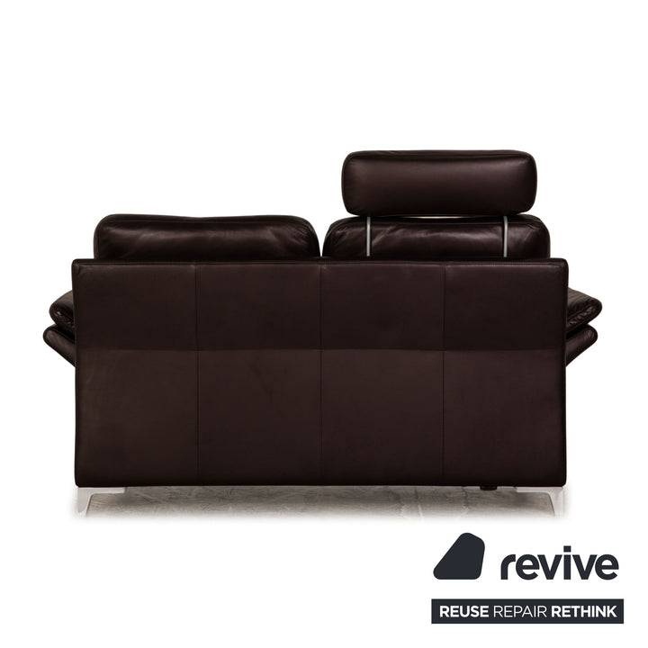 Rolf Benz 3300 Leder Zweisitzer Braun Dunkelbraun Sofa Couch