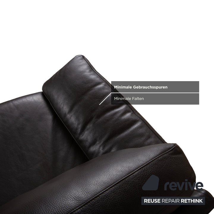 Rolf Benz 3300 Leder Zweisitzer Braun Sofa Couch