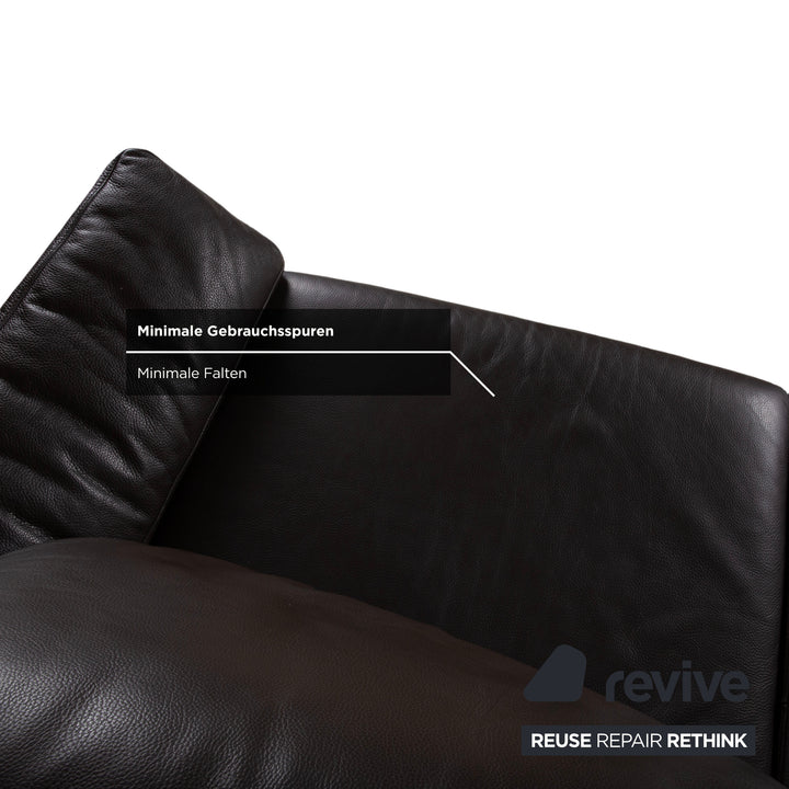Rolf Benz 3300 Leder Zweisitzer Braun Sofa Couch