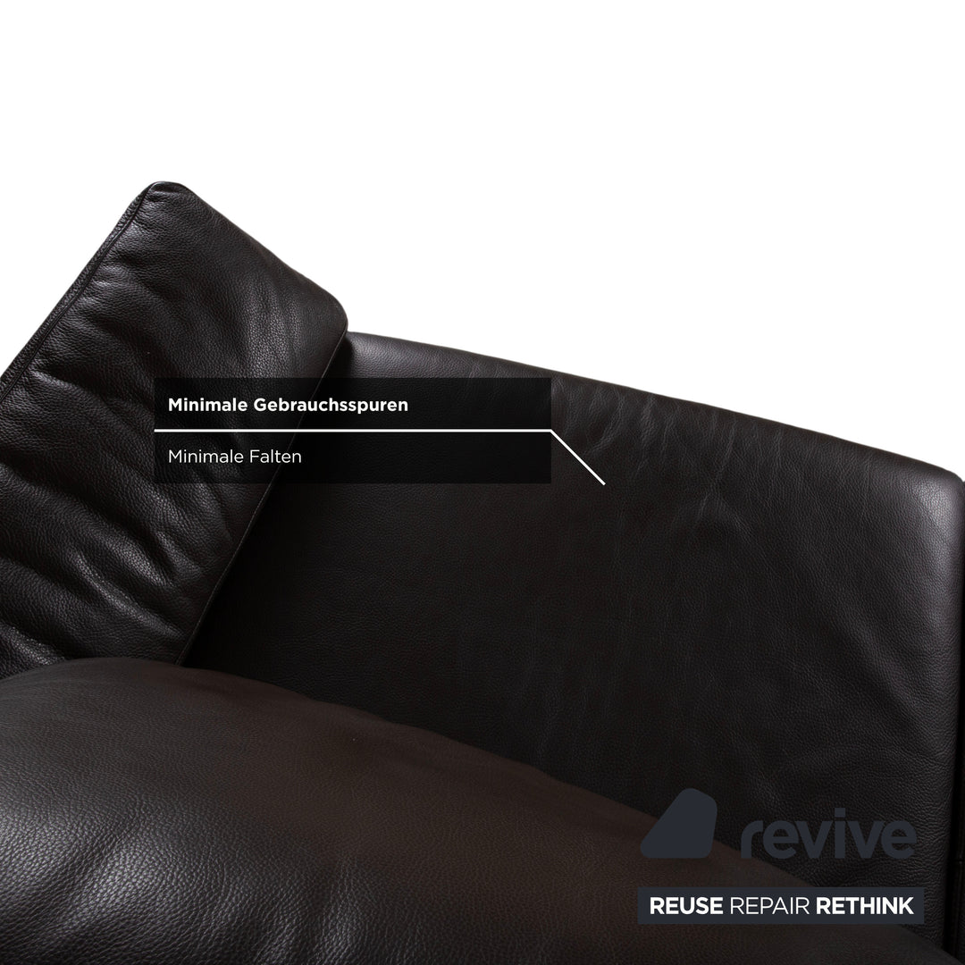 Rolf Benz 3300 Leder Zweisitzer Braun Sofa Couch