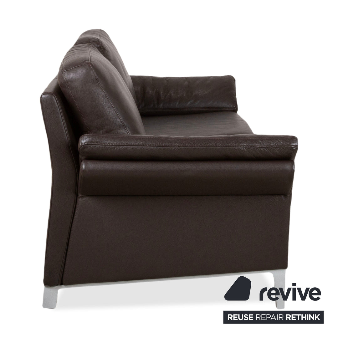 Rolf Benz 3300 Leder Zweisitzer Braun Sofa Couch