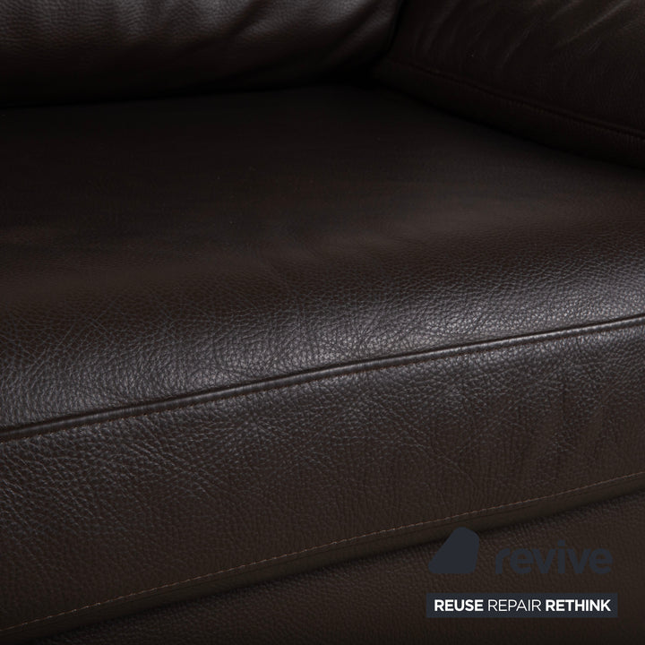 Rolf Benz 3300 Leder Zweisitzer Braun Sofa Couch