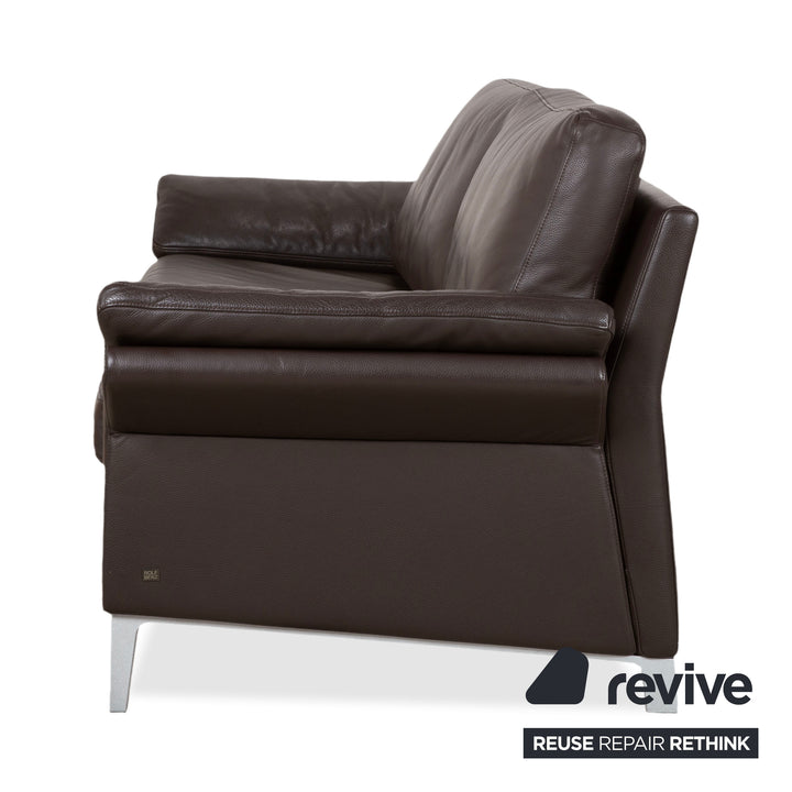 Rolf Benz 3300 Leder Zweisitzer Braun Sofa Couch