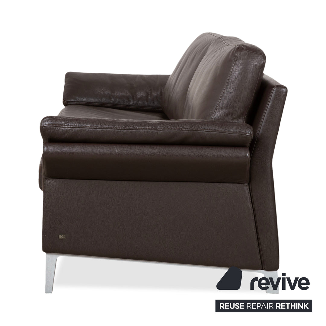 Rolf Benz 3300 Leder Zweisitzer Braun Sofa Couch