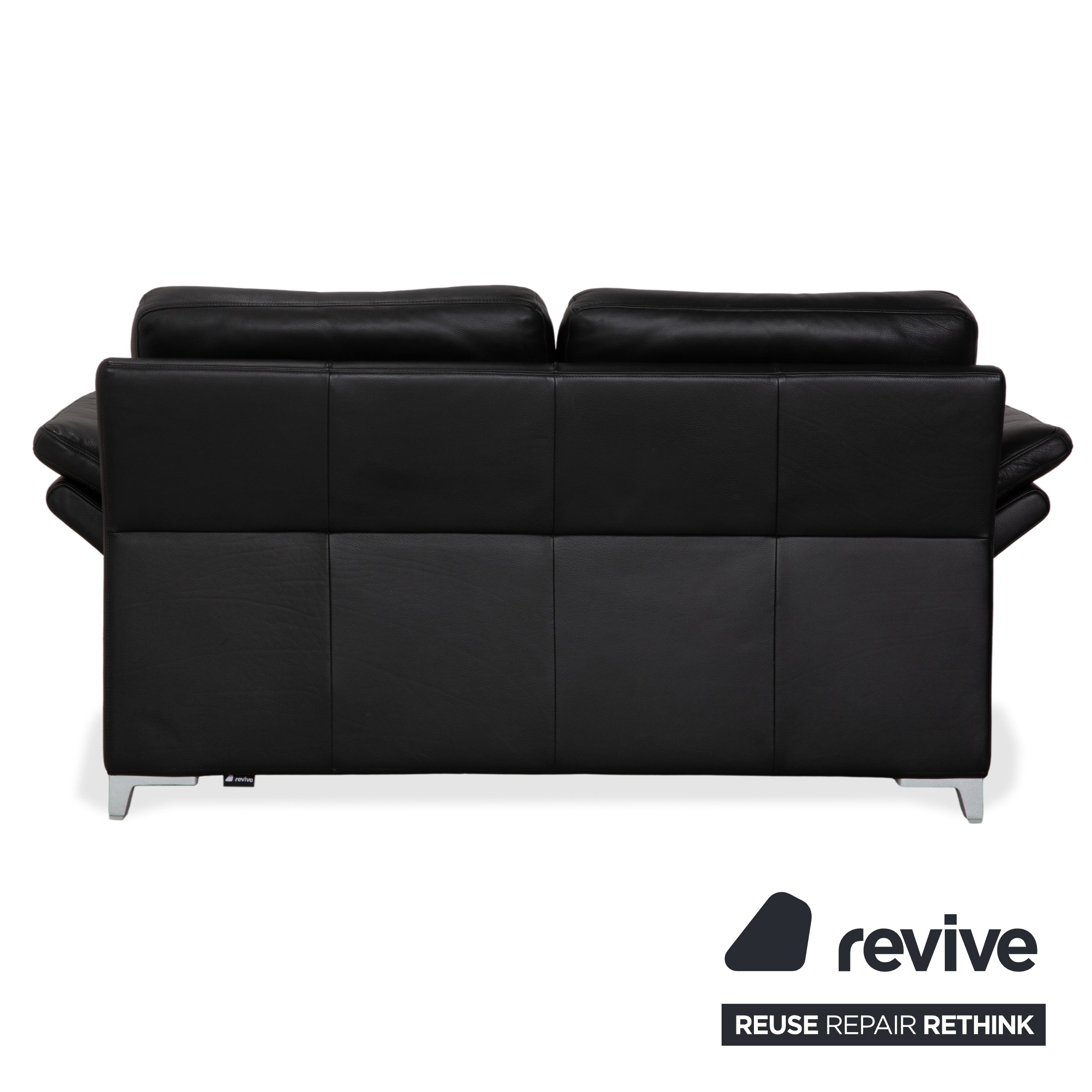 Rolf Benz 3300 Leder Zweisitzer Dreisitzer Schwarz Sofa Couch
