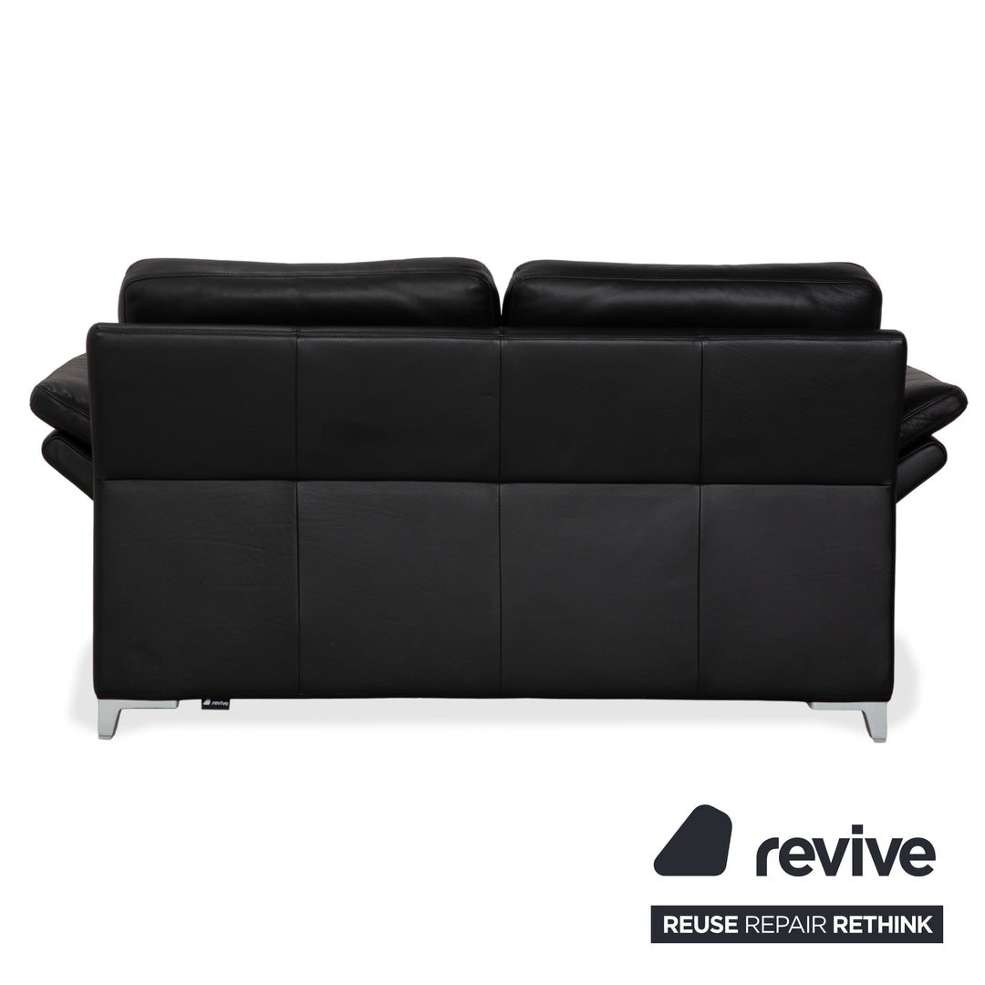 Rolf Benz 3300 Leder Zweisitzer Dreisitzer Schwarz Sofa Couch