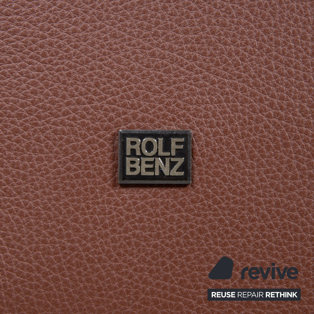 Rolf Benz 3300 Zweisitzer Leder Sofa Braun Couch