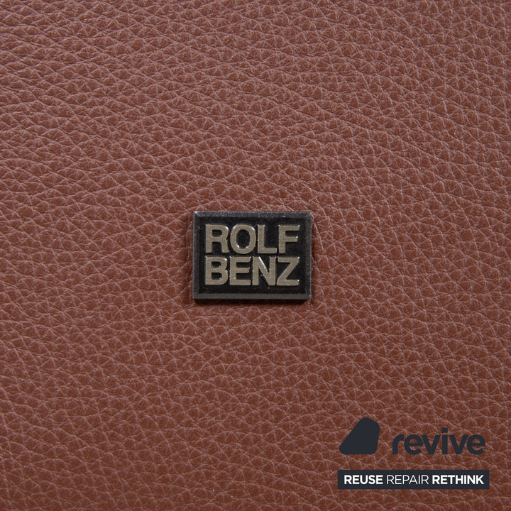 Rolf Benz 3300 Zweisitzer Leder Sofa Braun Couch