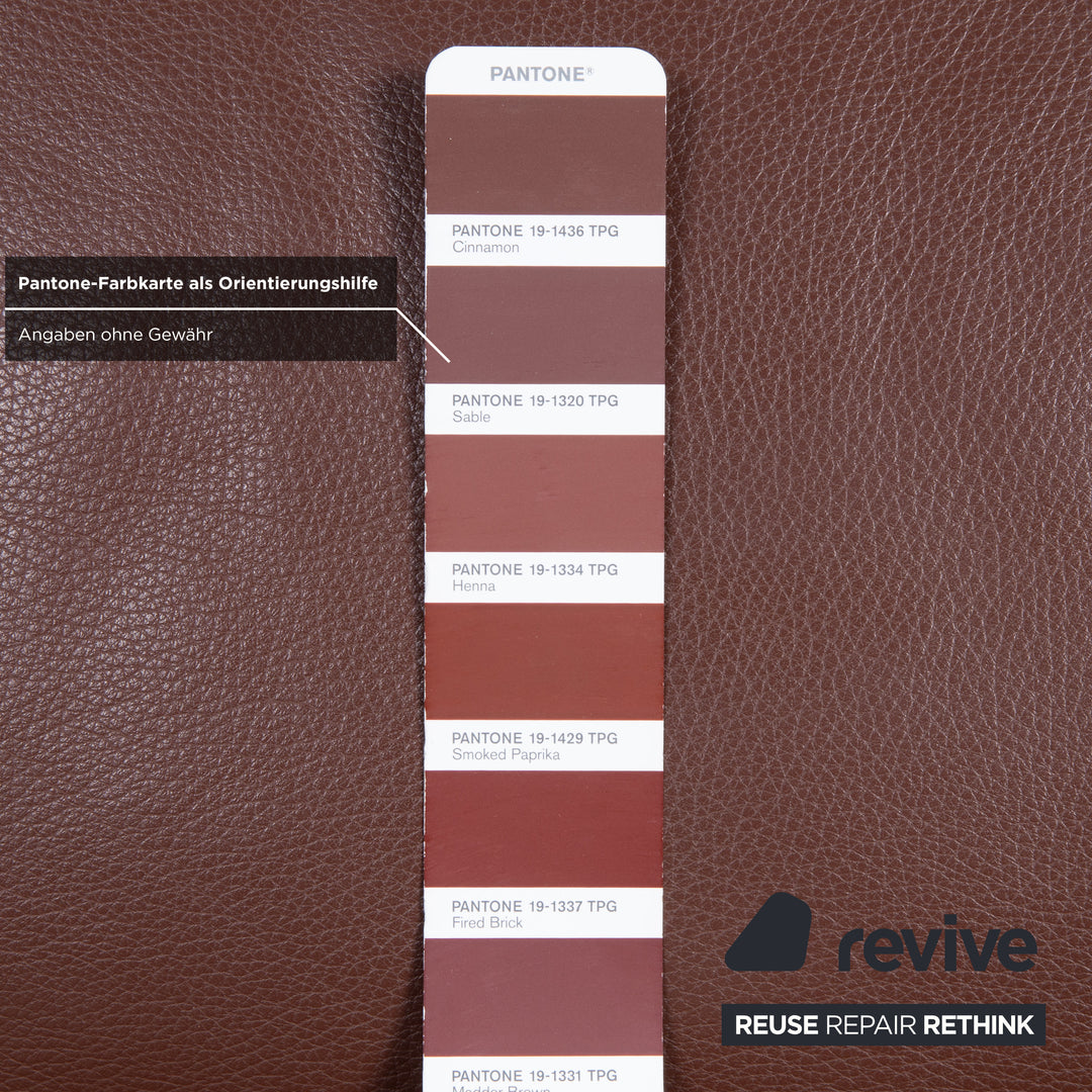 Rolf Benz 3300 Zweisitzer Leder Sofa Braun Couch