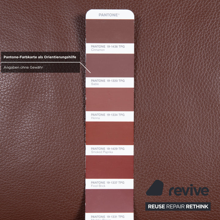 Rolf Benz 3300 Zweisitzer Leder Sofa Braun Couch