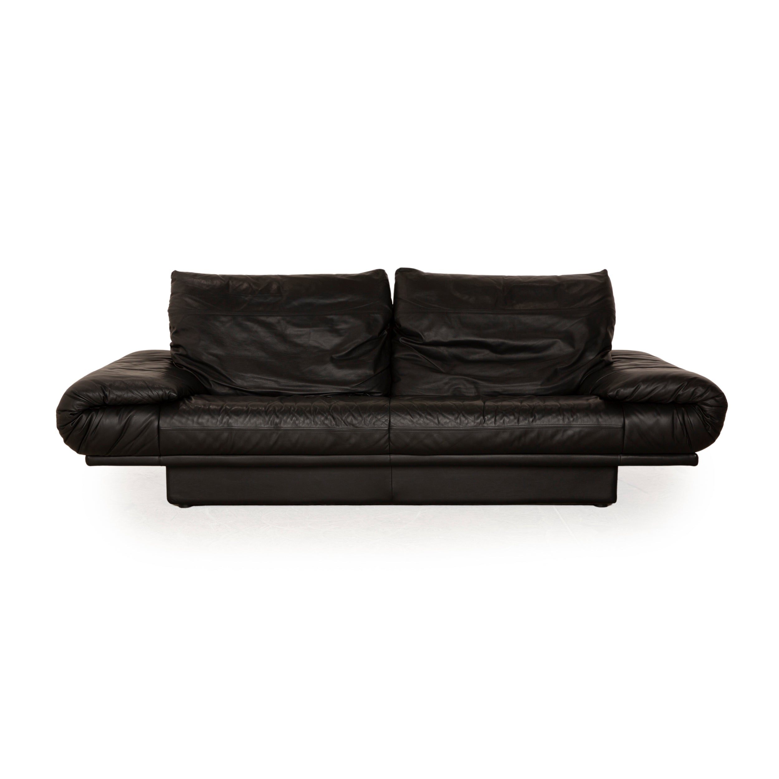 Rolf Benz Dreisitzer 345 Schwarz Leder - 2. Hand - Revive.de