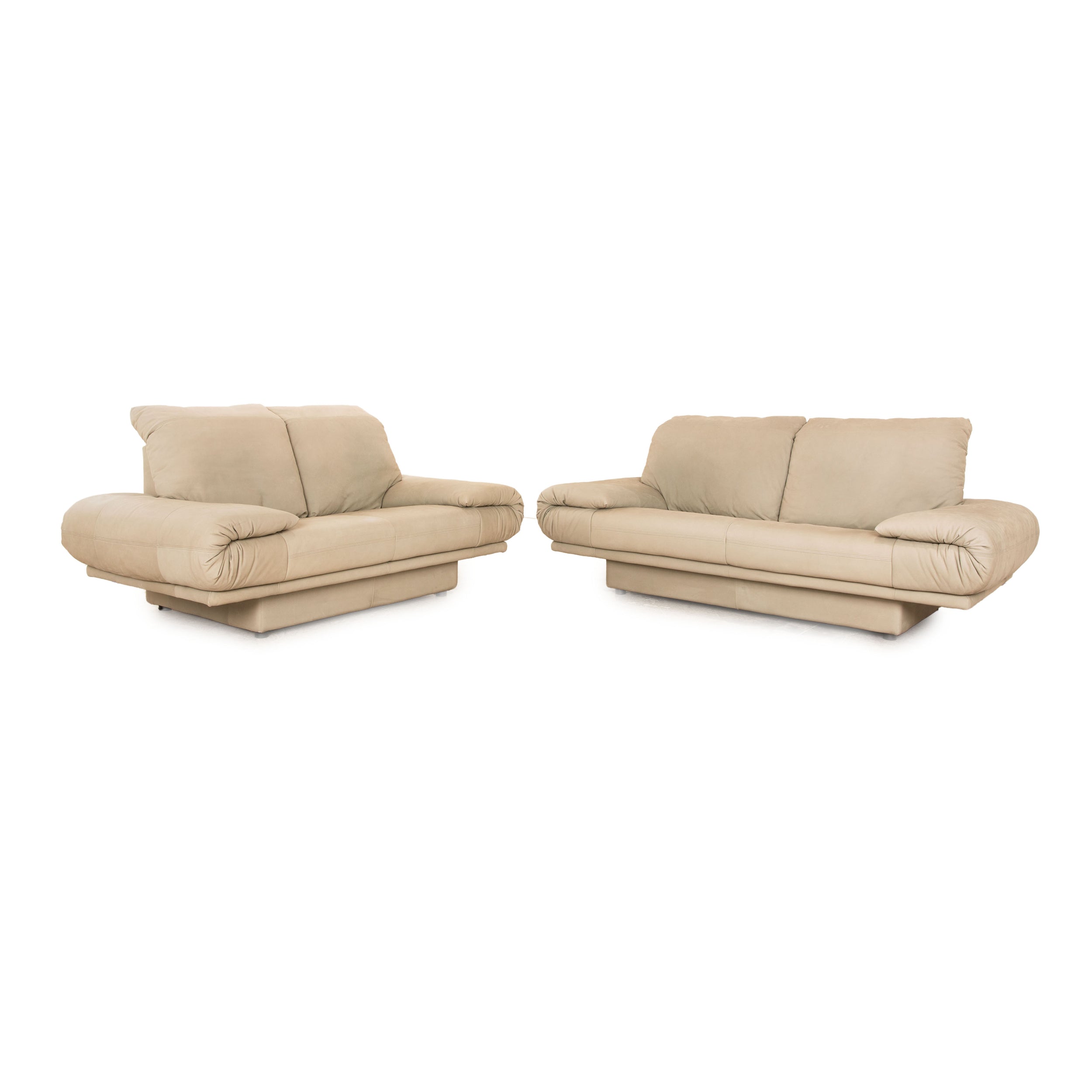 Rolf Benz Garnitur 345 Beige Leder - 2. Hand - Revive.de