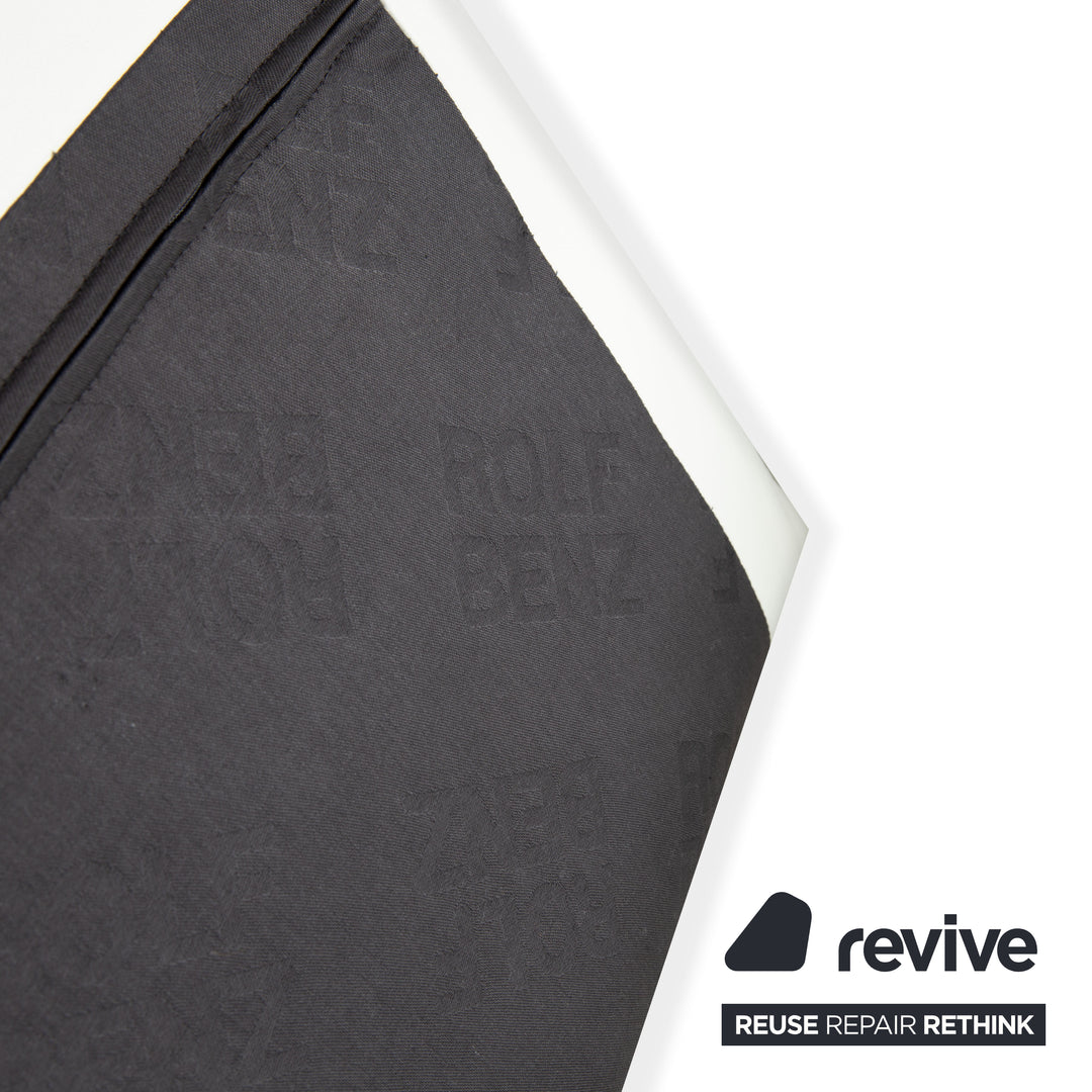 Fauteuil en cuir Rolf Benz 350 blanc crème