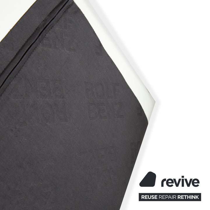 Fauteuil en cuir Rolf Benz 350 blanc crème