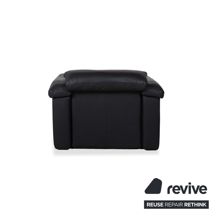 Rolf Benz 4000 Leather Armchair Black